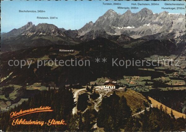 Schladming Obersteiermark Hochwurzenhütte Schladminger Tauern Fer