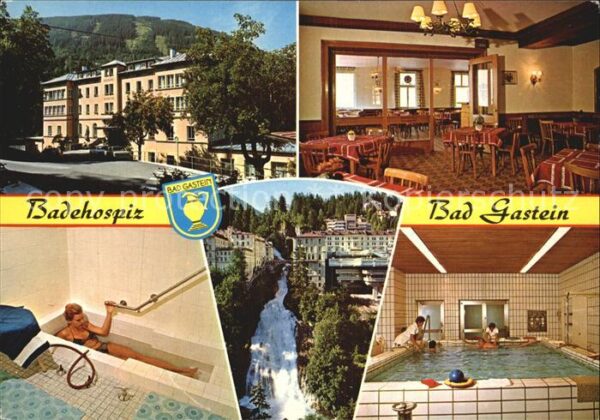 Badgastein Kuranstalt Badehospiz Unterwasser Thera