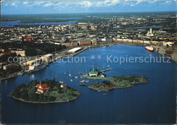 Helsinki Südhafen Fliegeraufnahme