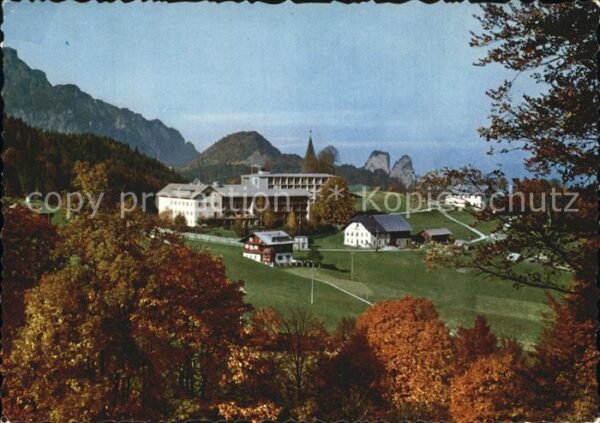 Duerrnberg Hallein Kuranstalt St Josef Herbststimmung