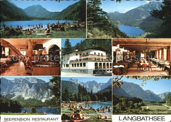 Ebensee Oberoesterreich Seepension Restaurant Langbathsee Bades