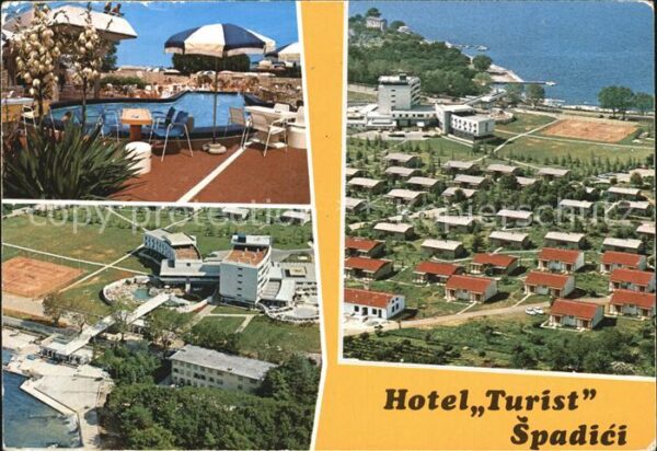 Porec Hotel Turist Swimming Pool Fliegeraufna