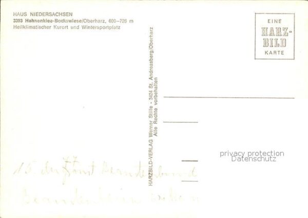 Hahnenklee-Bockswiese Harz Haus Niedersachsen Heilklimatischer Kur – Bild 2