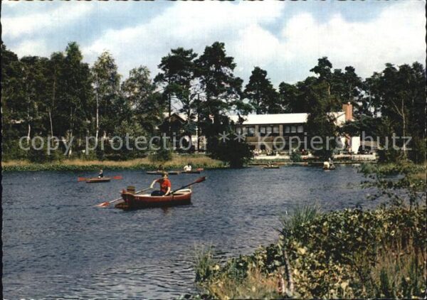 Gifhorn Gaststätten Am Heidesee Ruderboot