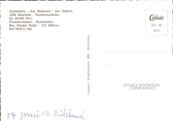 Gifhorn Gaststätten Am Heidesee Ruderboot – Bild 2