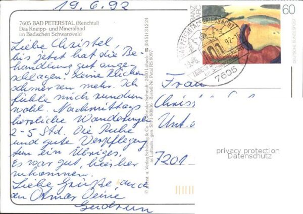 Bad Peterstal-Griesbach Kneipp Mineralbad Renchtal Schwarzwald – Bild 2