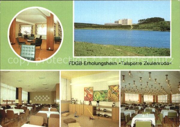 Zeulenroda-Triebes FDGB Erholungsheim Talsperre Restaurant