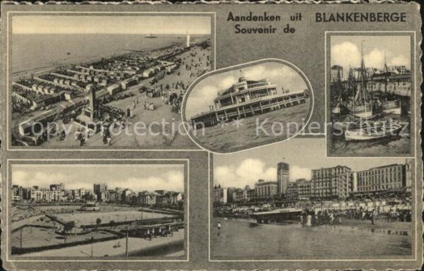 Blankenberge Strand Hafen