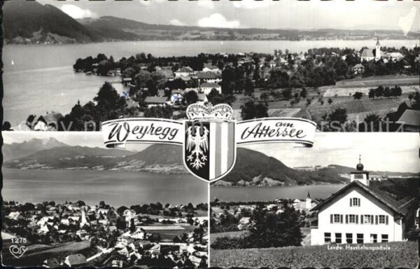 Weyregg Attersee Panorama Landwirtschaftliche Haushaltss