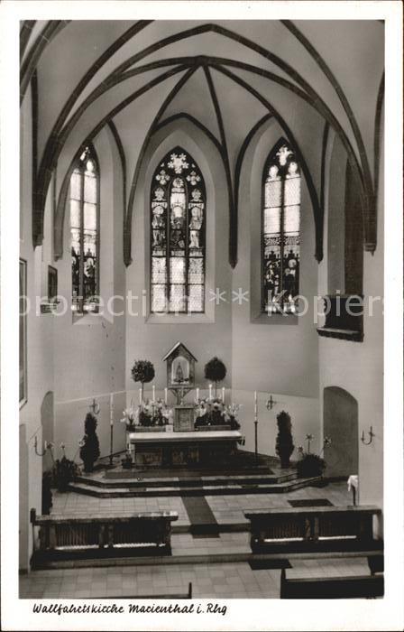 Marienthal Rheingau Inneres der Wallfahrtskirche