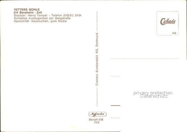 Bensheim Bergstrasse Vetters Mühle – Bild 2