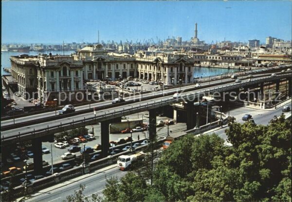 Genova Genua Liguria Marinestation und Überlegene Strasse