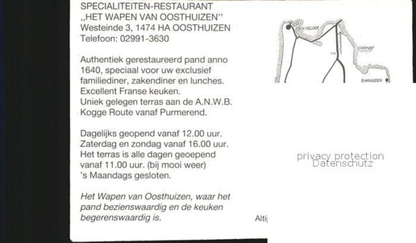 Oosthuizen Restaurant Het Wapen van Oosthuizen – Bild 2