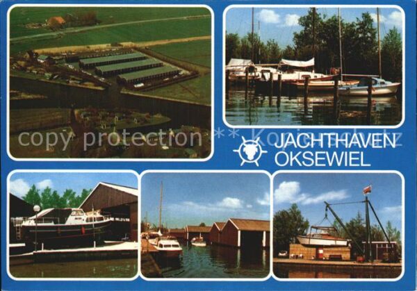 Oksewiel Fliegeraufnahme Jachthaven