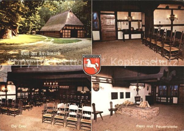 Fallingbostel Hof der Heidmarkt De Dier Flett mi Feue