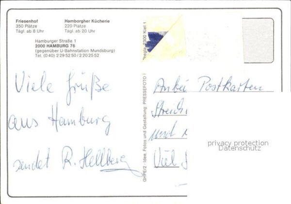 Hamburg Restaurant Friesenhof – Bild 2