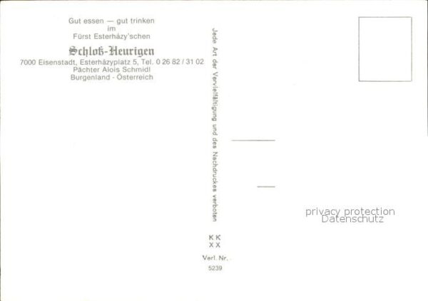 Eisenstadt Gasthaus Schloss Heurigen – Bild 2