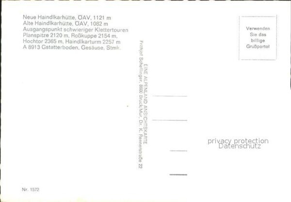 Gstatterboden Neue Haindlklarhütte – Bild 2