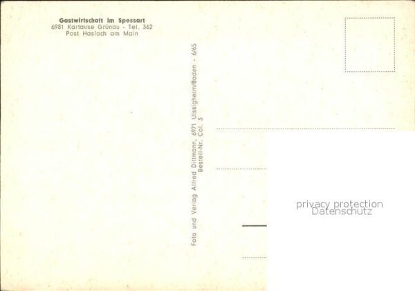 Hasloch Main Kartause Grünau – Bild 2