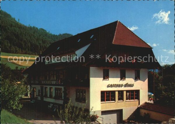 Oberprechtal Gasthaus Pension Rössle