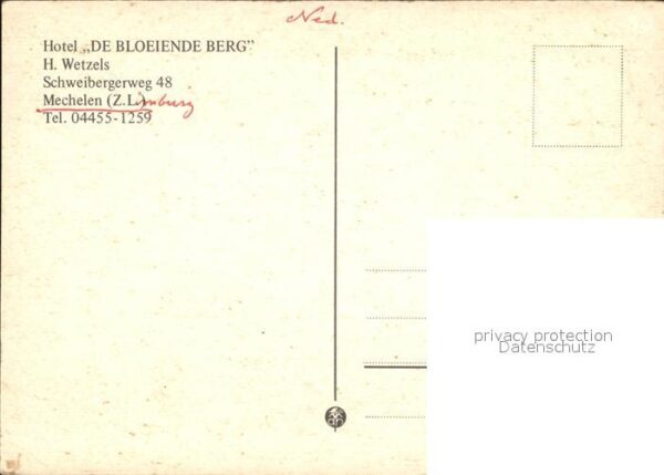 Mechelen Limburg Hotel De Bloeiende Berg – Bild 2