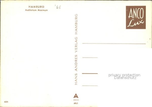 Hamburg Auditorium Maximum – Bild 2