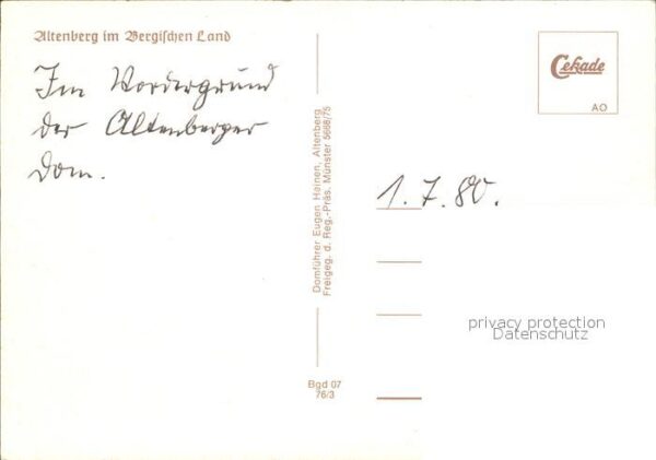 Altenberg Rheinland Dom Fliegeraufnahme – Bild 2