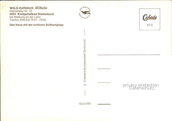 Gladenbach Wald-Kurhaus Wilhelm – Bild 2