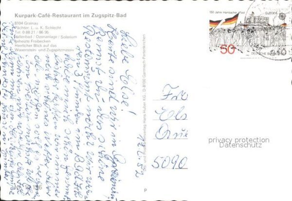 Grainau Kurpark-Cafe-Restaurant Zugspitz-Bad – Bild 2