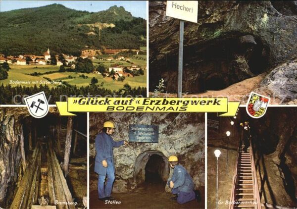 Bodenmais Erzbergwerk Stollen Bremberg Teilansich