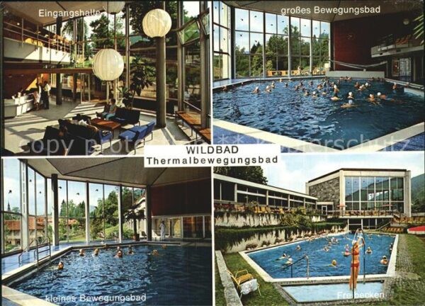 Wildbad Schwarzwald Thermalbewegungsbad Eingangshalle gross