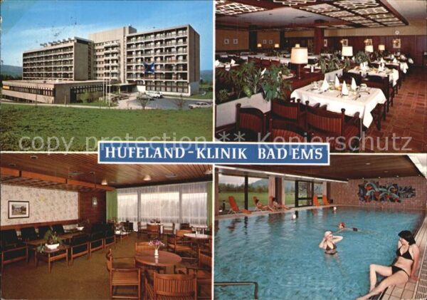 Bad Ems Hufeland Klinik Speiseraum Lobby Hallen