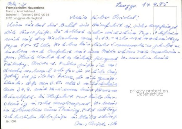 Lenggries Fremdenheim Hauserlenz – Bild 2