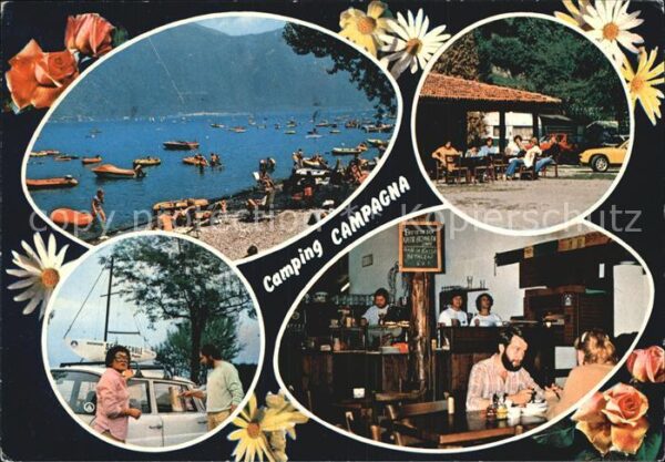 Cannobio Lago Maggiore Camping Campagna Seeufer Resaurant