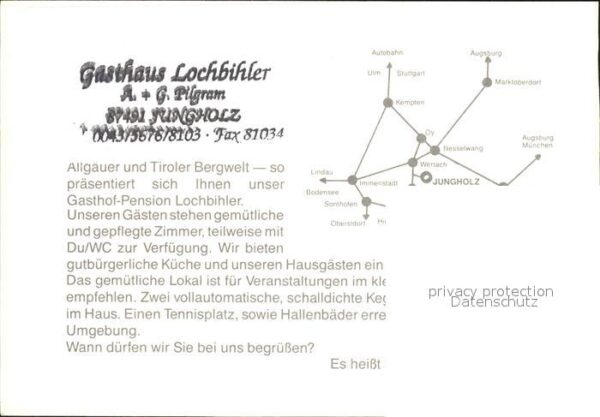 Jungholz Tirol Gasthof Pension Lochbihler – Bild 2