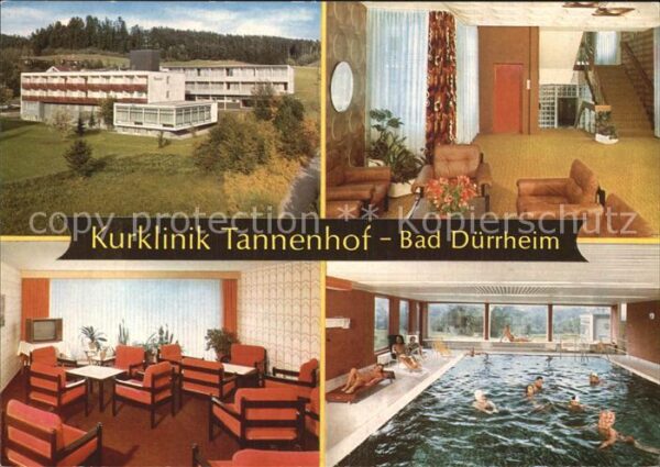 Bad Duerrheim Kurklinik Tannenhof Hallenbad Fernsehra