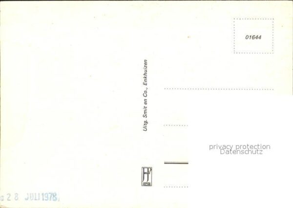 Enkhuizen Teilansicht Rathaus Kirche – Bild 2