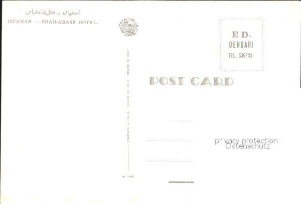 Isfahan Esfahan Iran Shah Abass Hotel  Lobby – Bild 2