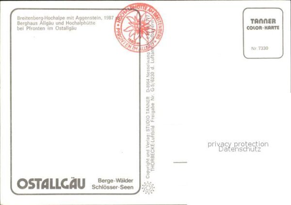 Pfronten Breitenberg Hochalpe mit Aggenstein – Bild 2