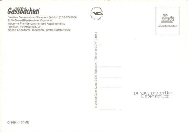 Gras-Ellenbach Hotel Cafe Gassbachtal – Bild 2
