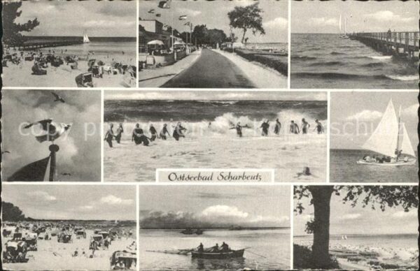Scharbeutz Ostseebad Strand Promenade Seebrücke Möwe Brandun