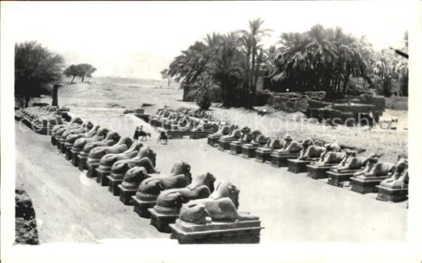 Karnak Egypt Avenue des Sphinxes