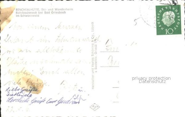 Bad Griesbach Schwarzwald  Renchtalhütte Skihütte Rohrbachereck – Bild 2