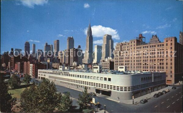Manhattan New York Skyline showing the new East Side Airli