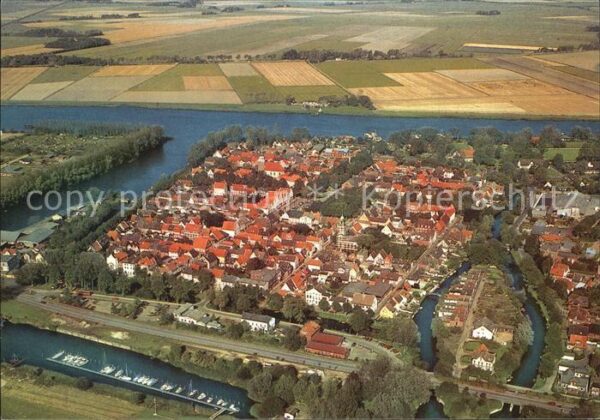 Friedrichstadt Eider Holländer Siedlung Fliegeraufnahme