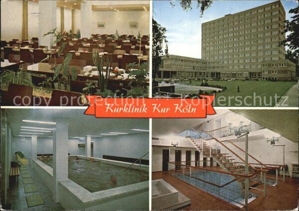 Bad Neuenahr-Ahrweiler Kurklinik Kurköln Speisesaal Hallenbad
