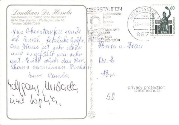 Oberstaufen Landhaus Dr Hesseln Garten Terrasse Zim – Bild 2