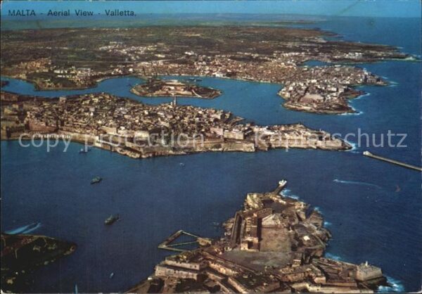 Valletta Malta Fliegeraufnahme