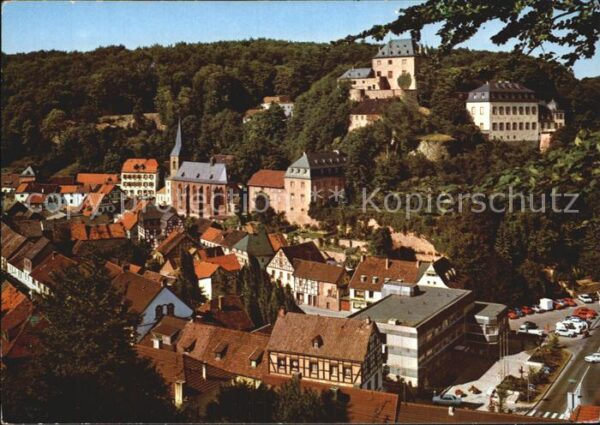 Blankenheim Ahr Ortsblick mit Jugendburg
