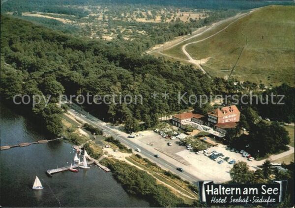 Haltern See Hotel Seehof Südufer Fliegeraufnahme